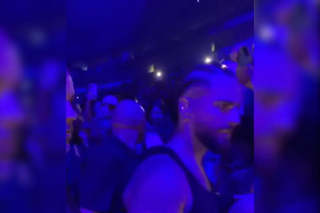 El cantante no ocultó en ningún momento su disgusto