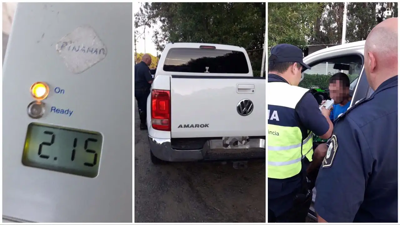 Pinamar: conducía con el cuádruple de alcohol en sangre permitido