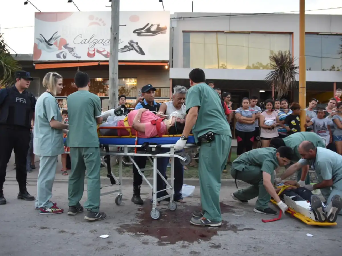 Un simulacro de accidente de tránsito muy realista 