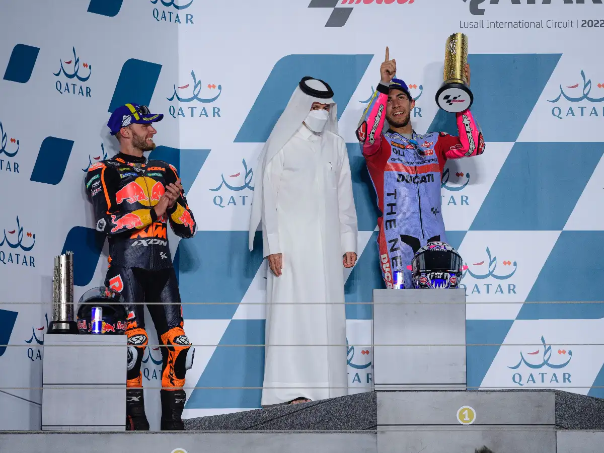 El italiano Bastianini triunfó en Moto GP