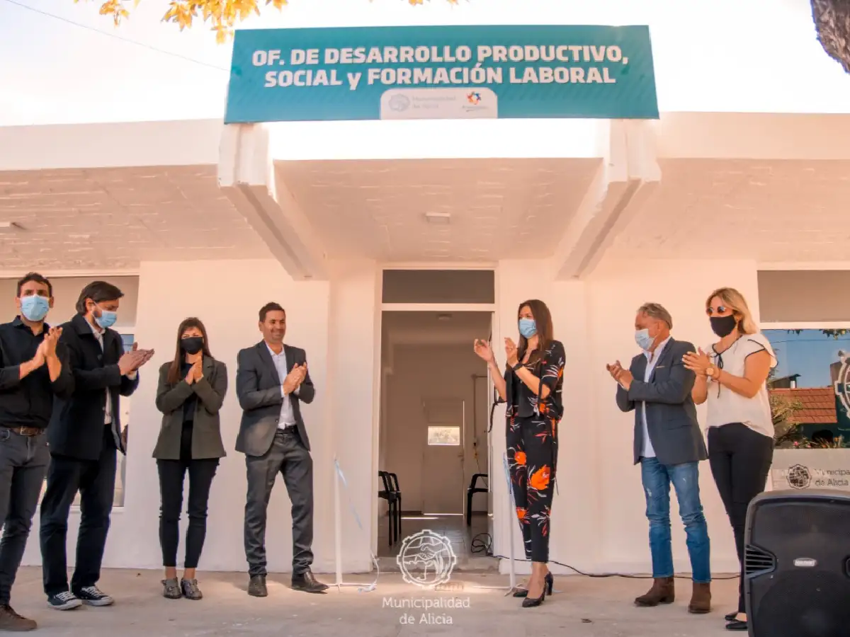 Alicia promociona  los primeros lotes  del Parque Industrial               