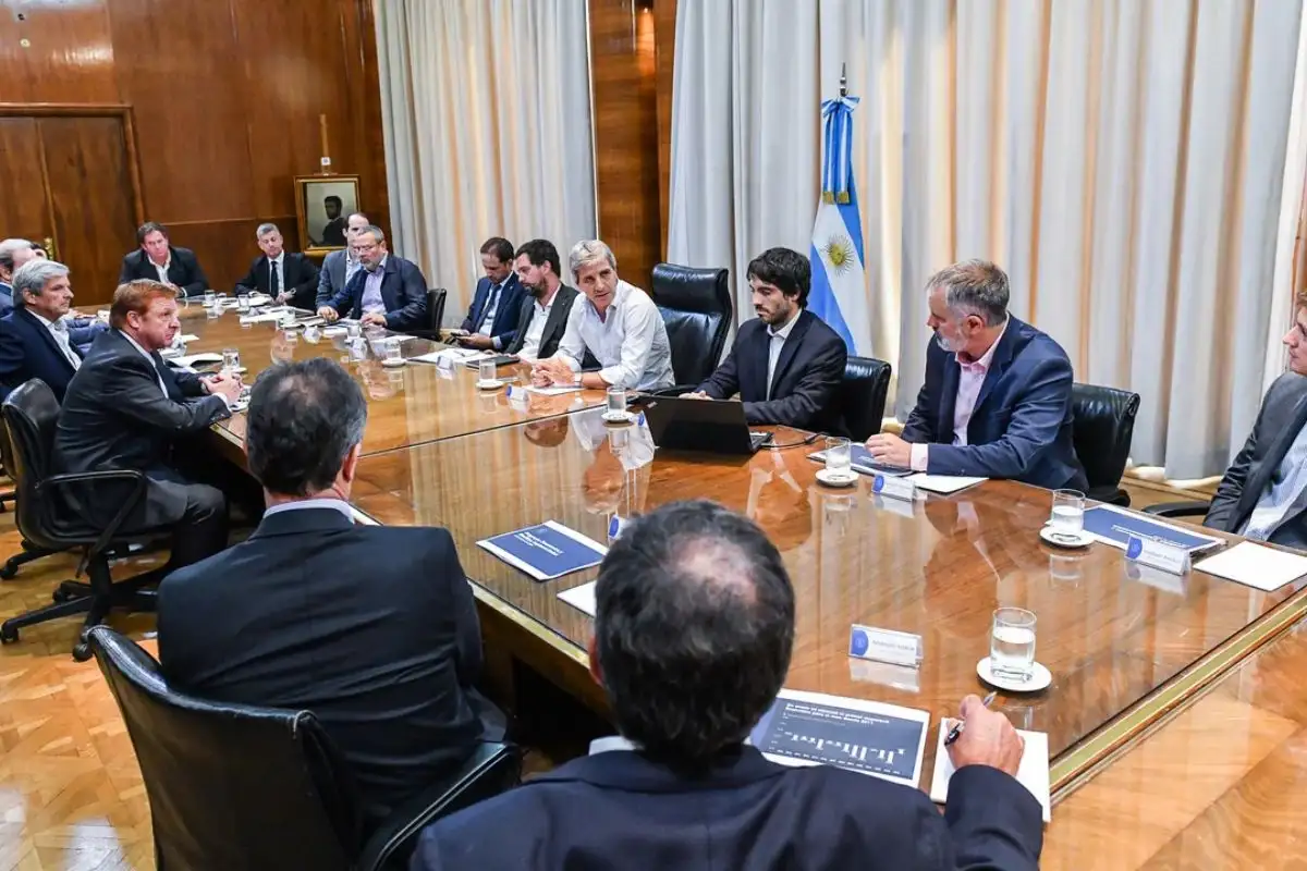 Caputo y Lavigne, con directivos de empresas de consumo masivo.