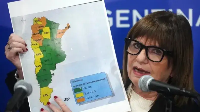 Patricia Bullrich, senadora del bloque de La Libertad Avanza