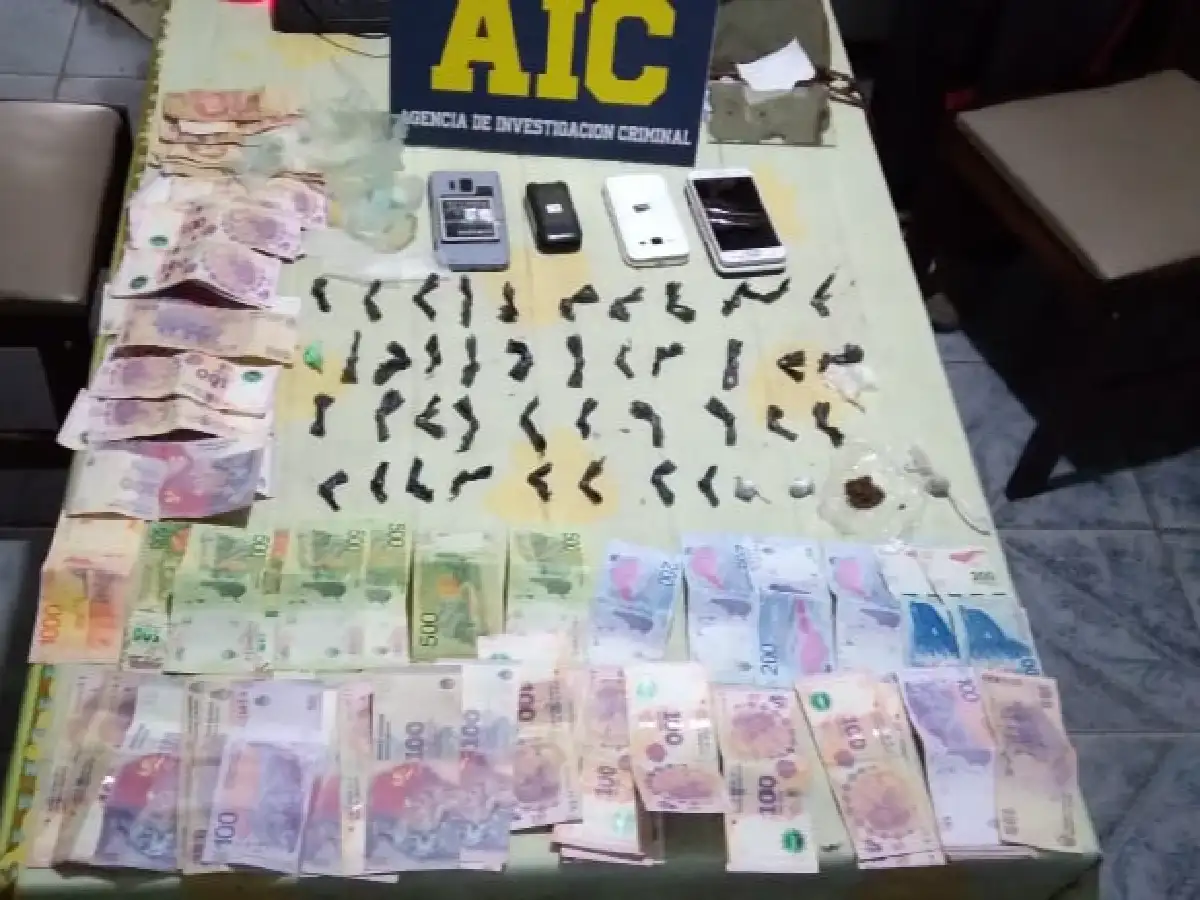 Detuvieron a dos hombres, secuestraron droga y cerraron un “kiosco” en Frontera