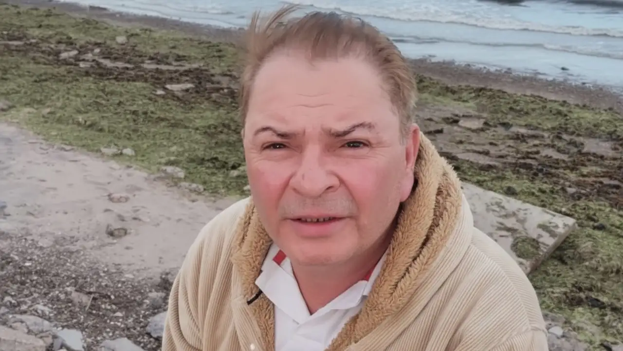 Así estaba Héctor Gallardo al momento de su detención.