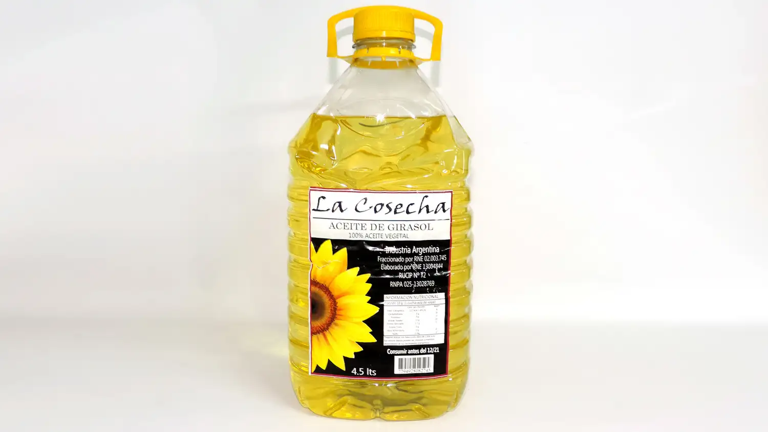 La Assal prohibió la venta y circulación del aceite de girasol “La Cosecha”