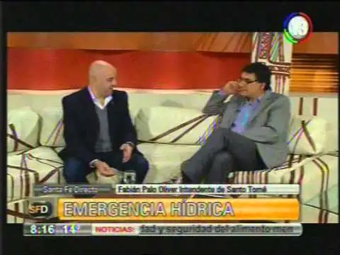 Crecida del río: Palo Oliver afirmó que el monitoreo es constante