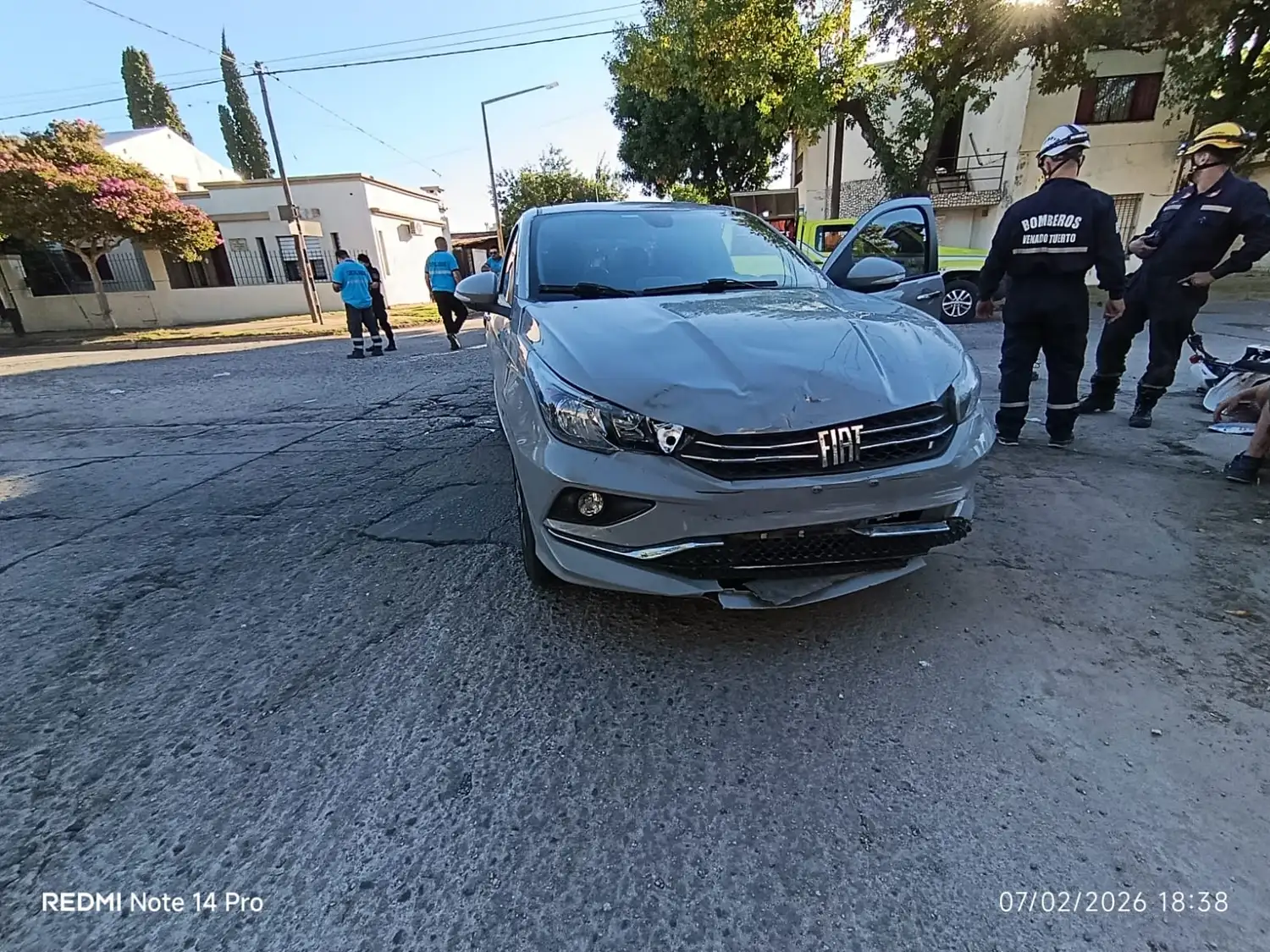 Accidente moto auto
