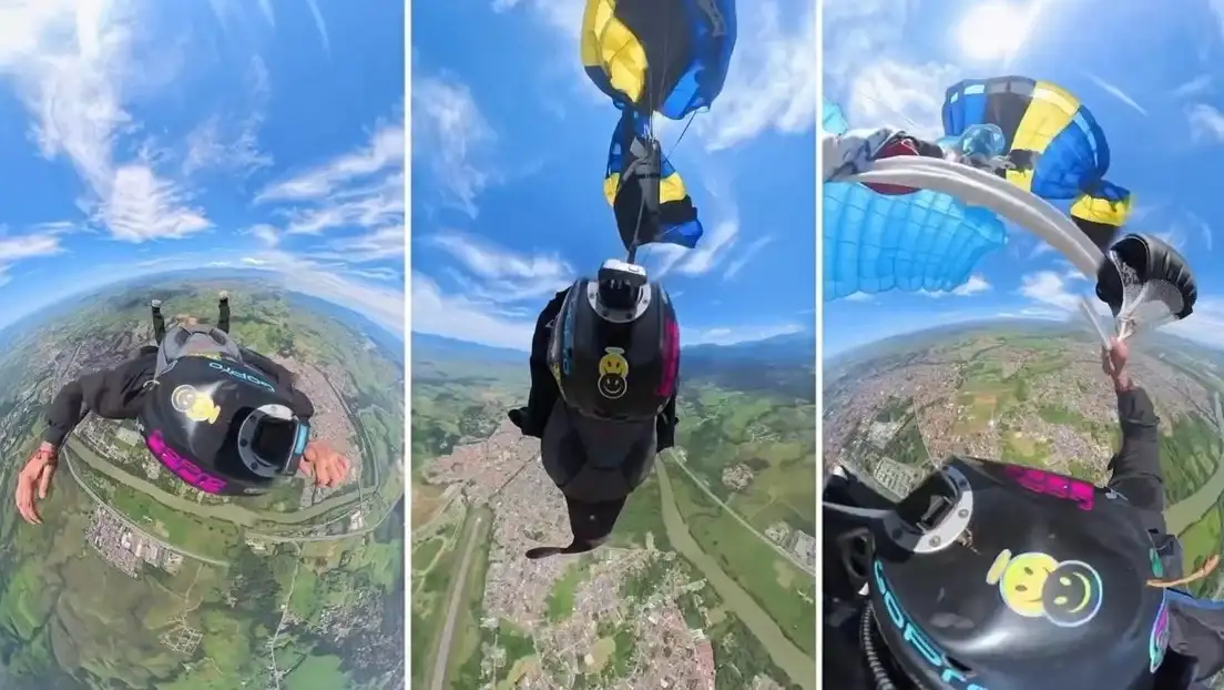 El episodio quedó registrado en un video de 360 grados.