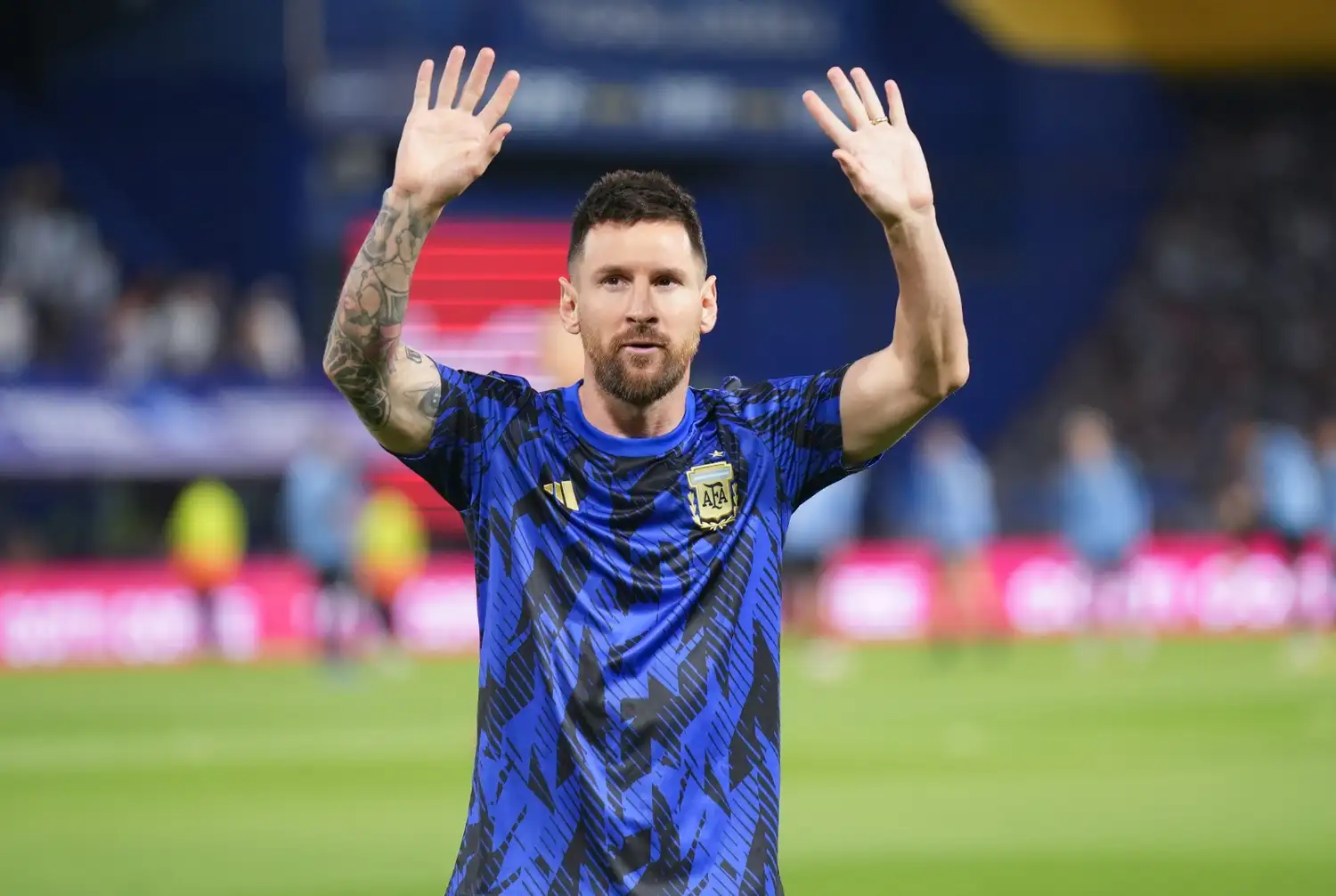 El capitán Lionel Messi