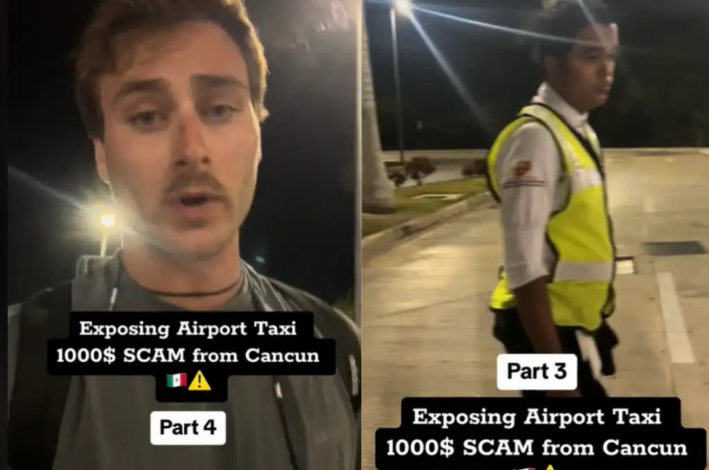 El joven canadiense se quejó públicamente de una presunta estafa en el aeropuerto mexicano.