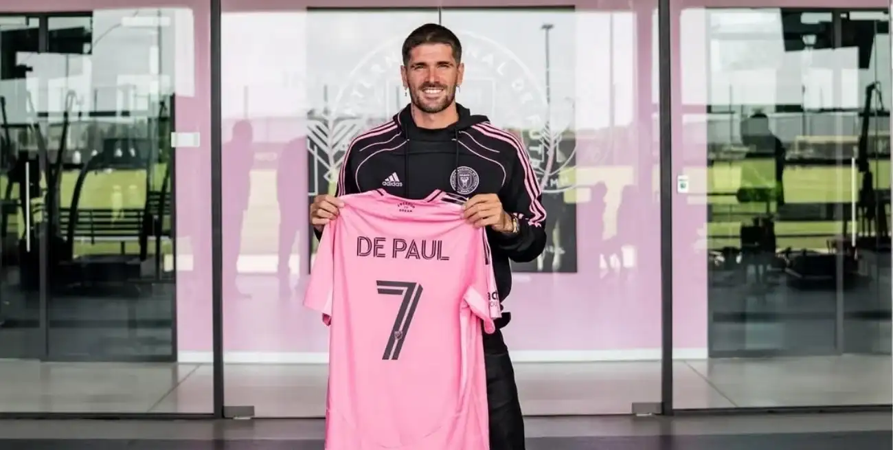 De Paul fue presentado en Inter Miami hace algunos días