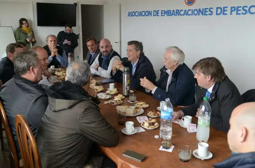Etchevehere volvió a prometer mejoras para la pesca
