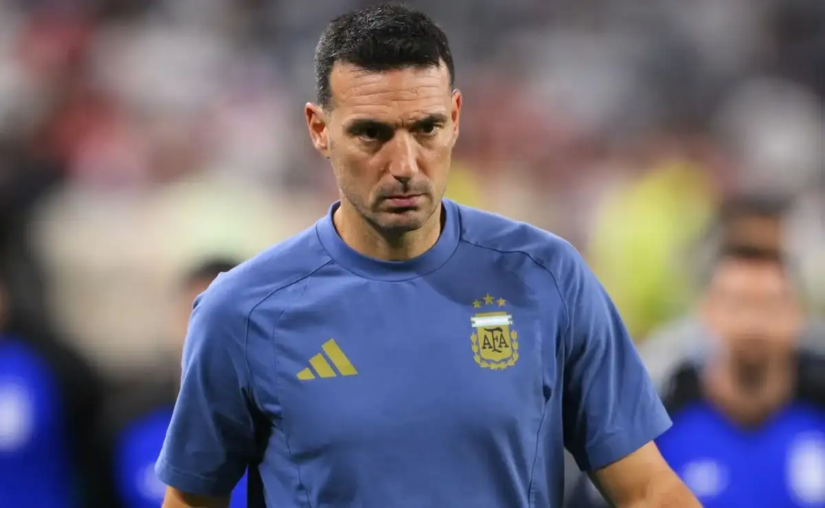 El director técnico de la Selección argentina, Lionel Scaloni.