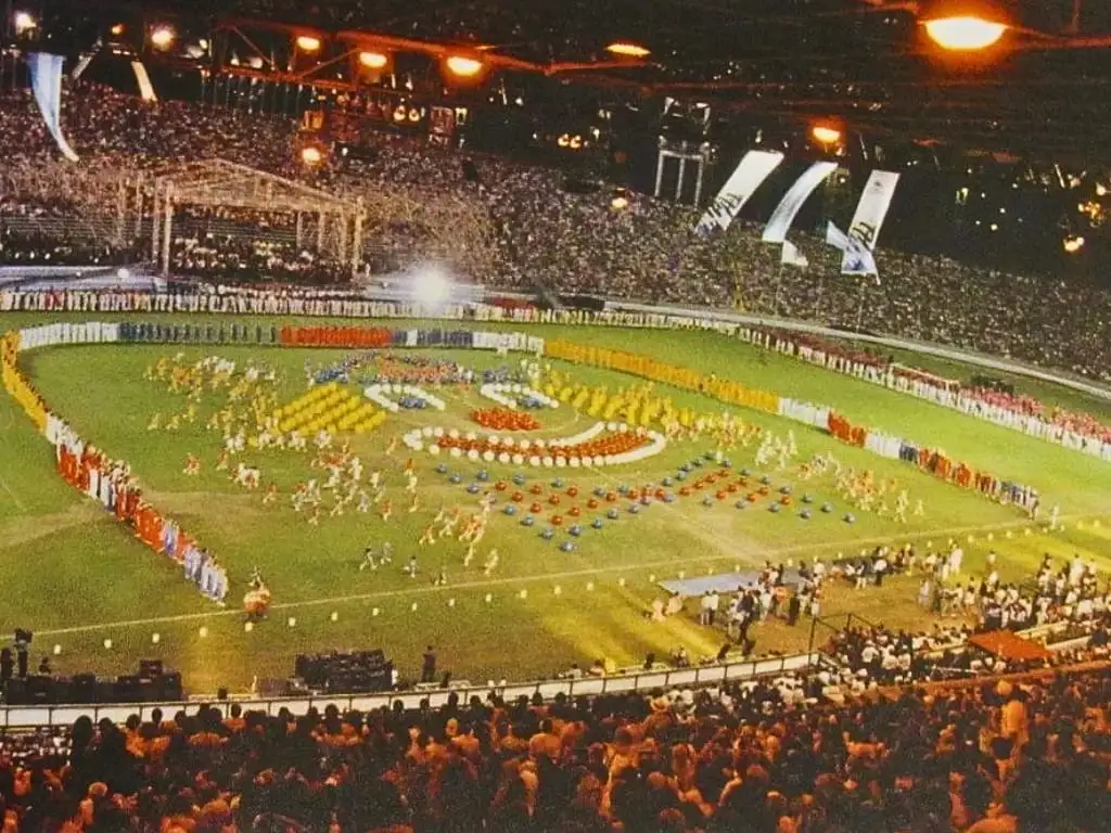 El payaso uno de los símbolos ineludibles de la ceremonia de apertura.