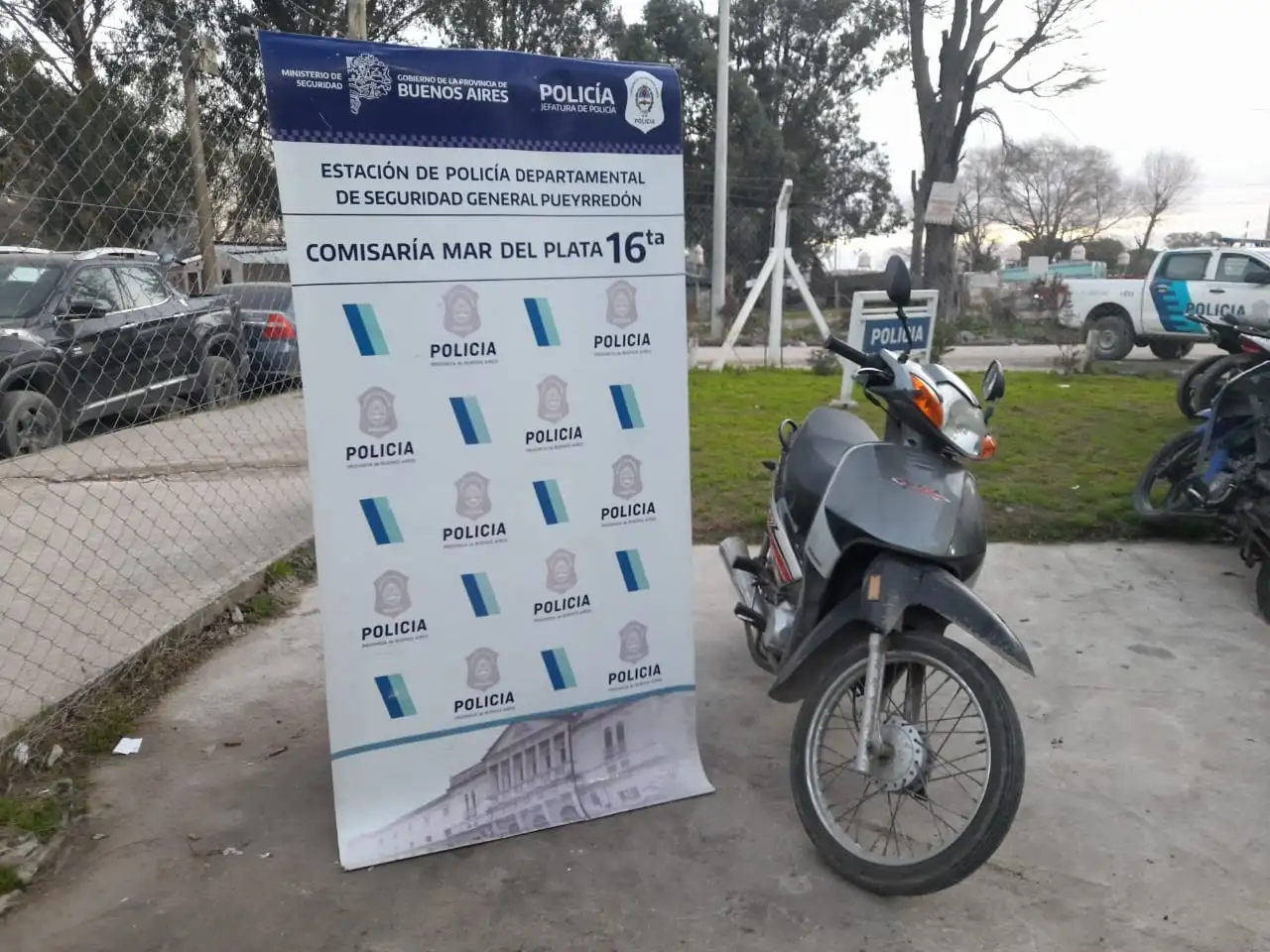 La moto había sido robada en mayo pasado.