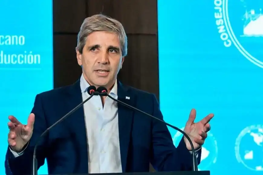 Luis Caputo, ministro de Economía. Archivo