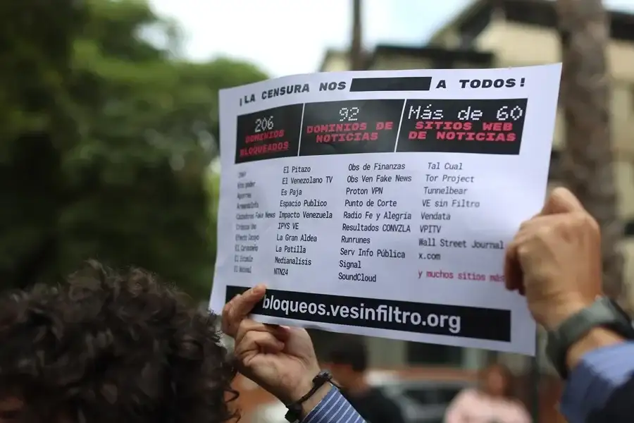 El gobierno de Venezuela levanta las restricciones a diversos portales web
