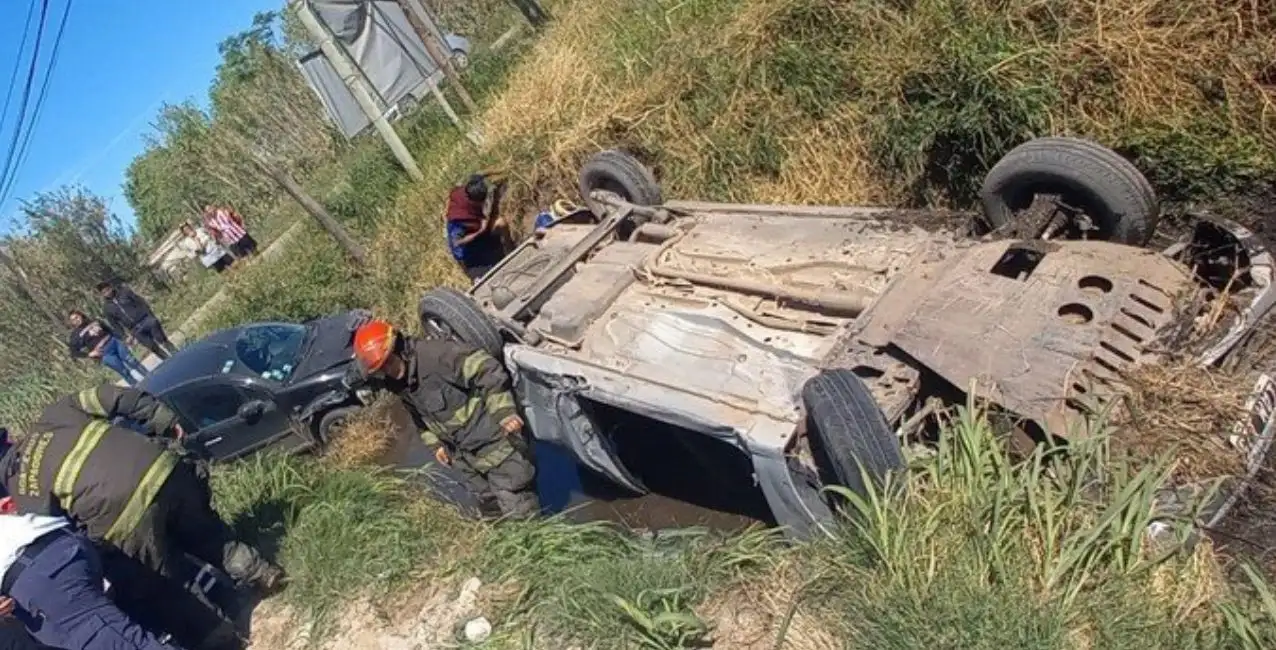 Monte Vera: fatal accidente automovilístico dejó dos heridos