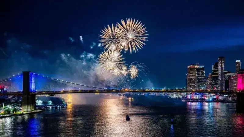 Estados Unidos celebró los 250 años de su independencia entre festejos, tormentas y un discurso de Trump
