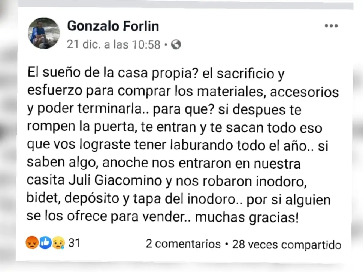 Sufrió dos robos en menos de una semana