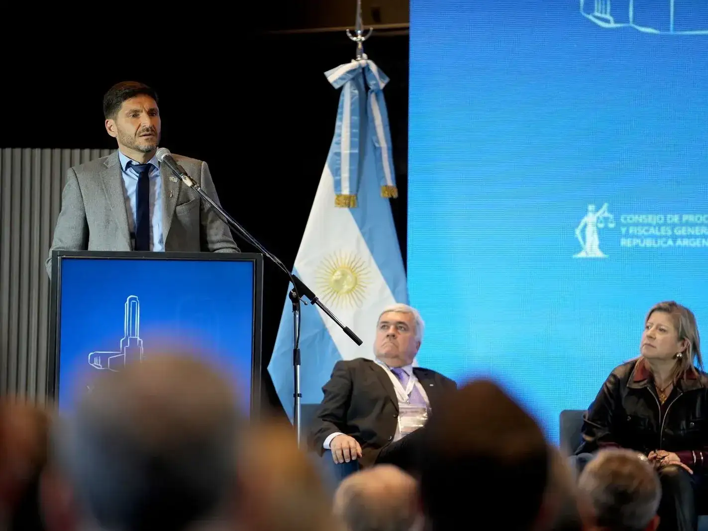 Pullao durante la apertura de las Jornadas Nacionales e Internacionales de los Ministerios Públicos Fiscales.