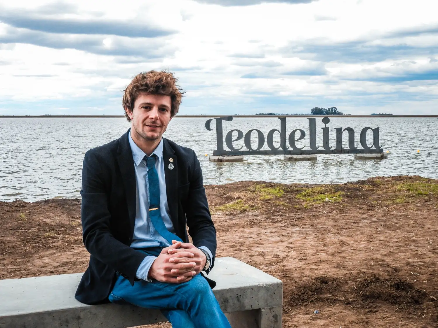 Joaquín Poleri busca convertirse en el primer intendente de Teodelina electo por el pueblo.