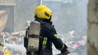 Captura de vídeo de Bomberos Voluntarios.
