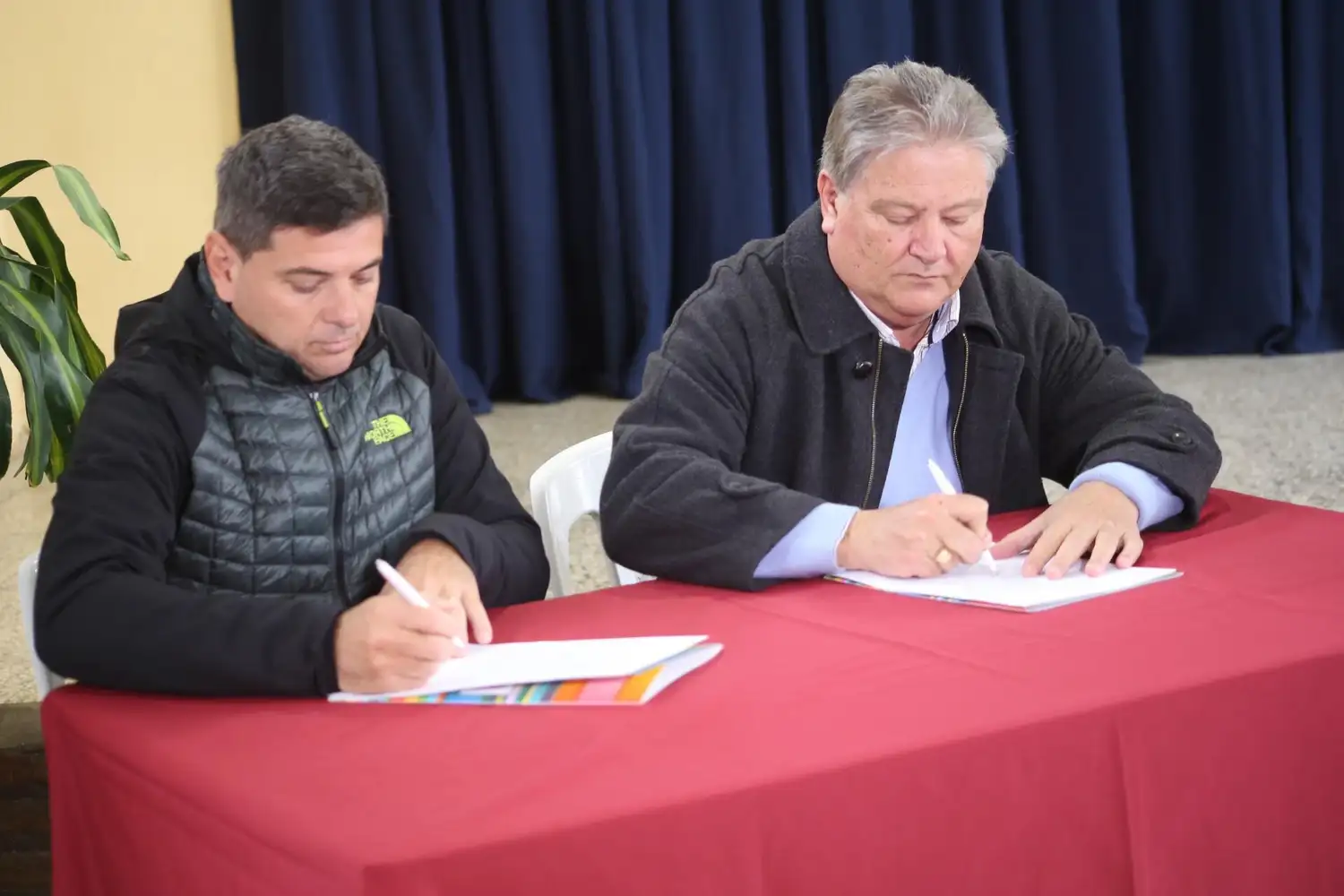 Fascendini visitó San Jerónimo del Sauce