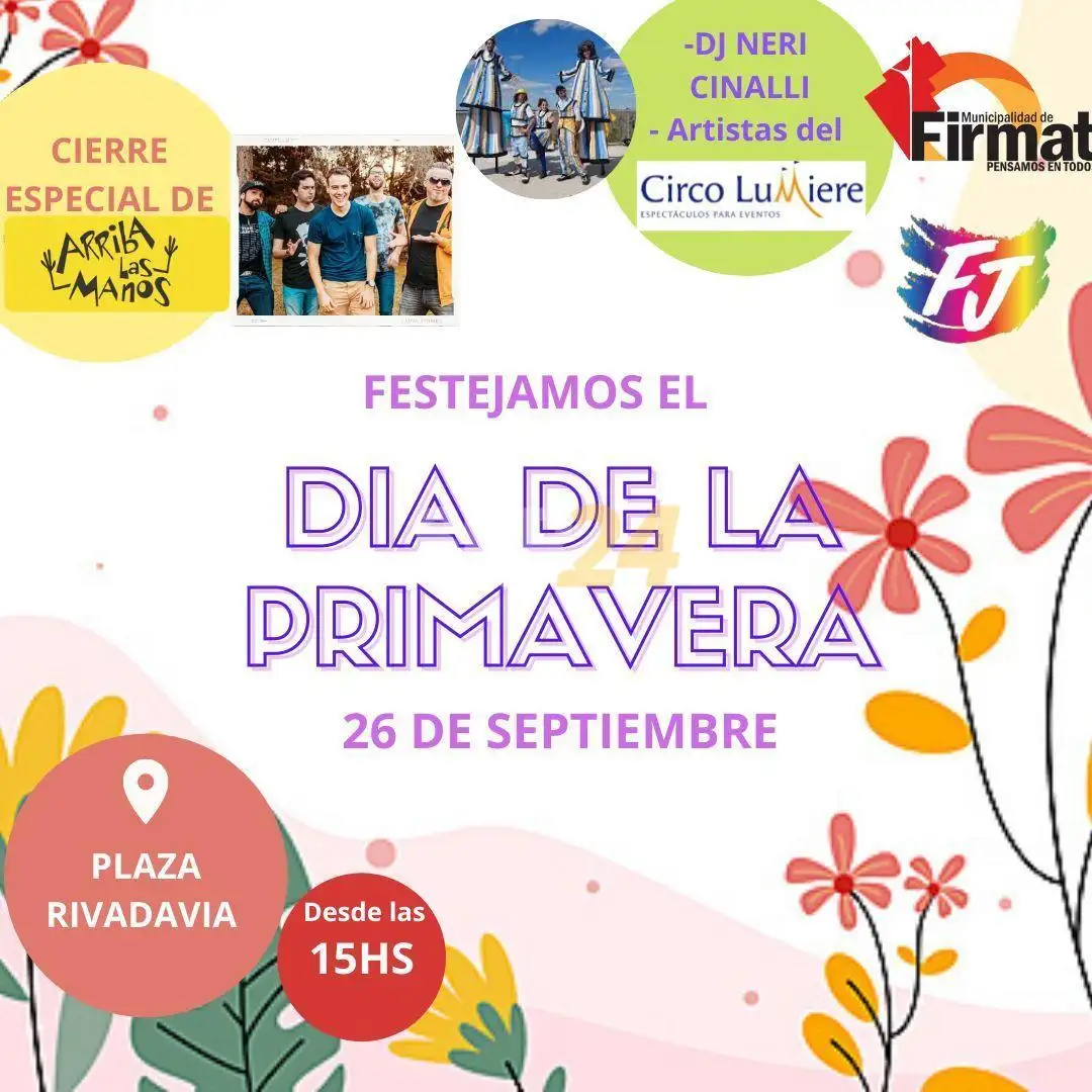 Amplia propuesta del Municipio junto al CCA y Firmat Joven para celebrar la primavera