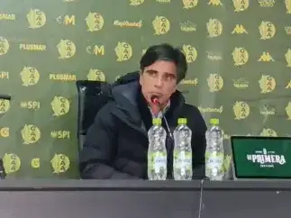 Sanguinetti hizo referencia a la necesidad de conseguir puntos y a la desafortunada situación de Sigali.