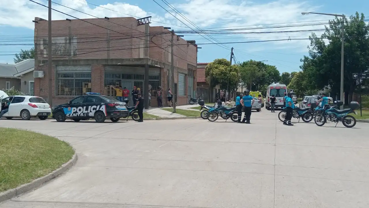 Fuerte choque con un hombre de 62 herido.