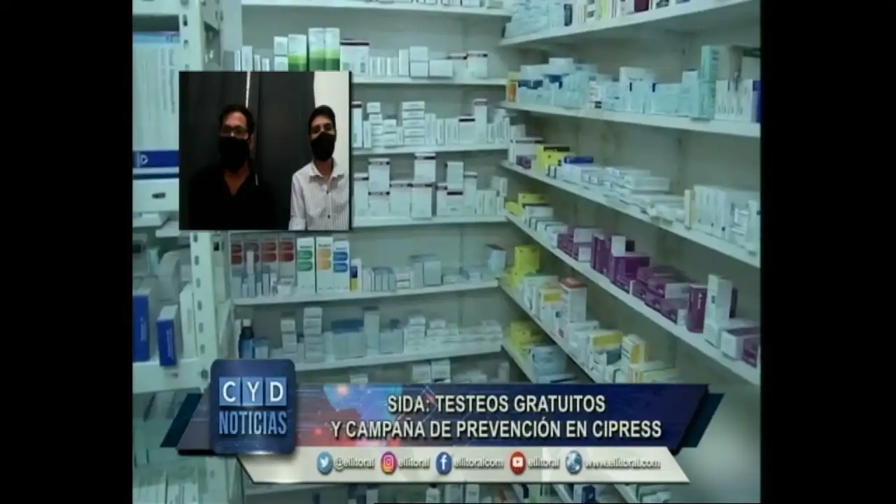 Sida: testeos gratuitos y campaña de prevención en Cipress