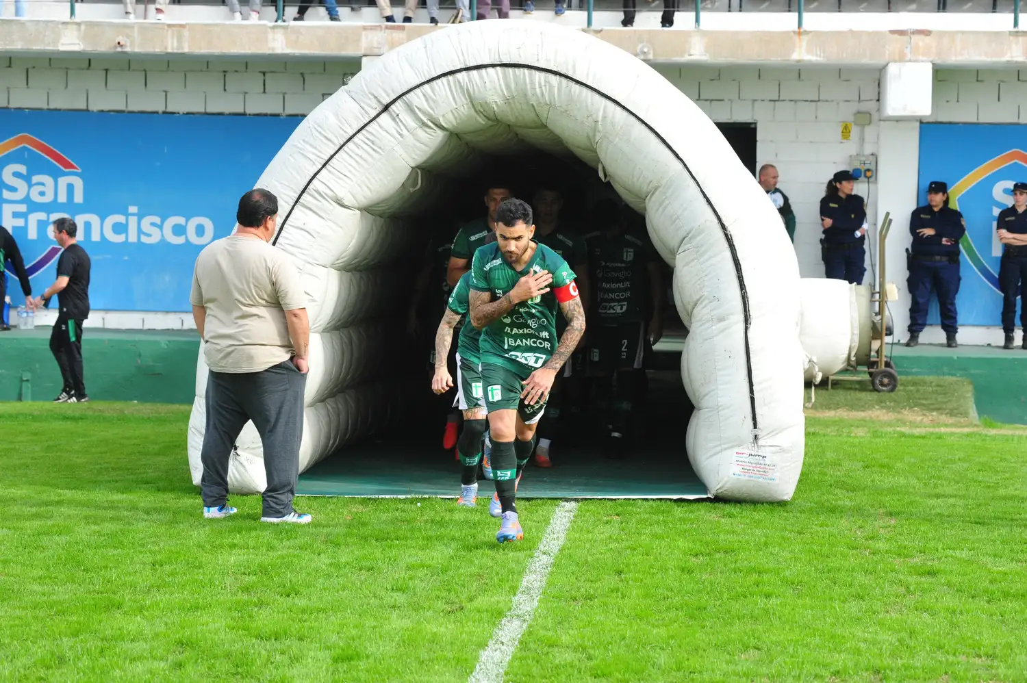 Leonardo Ferreyra, capitán y referente del equipo.