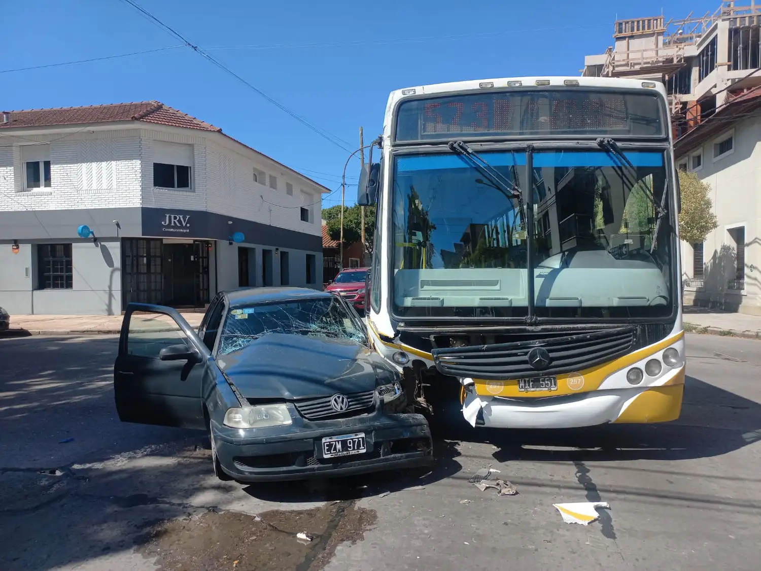 El hecho sucedió hace instantes.