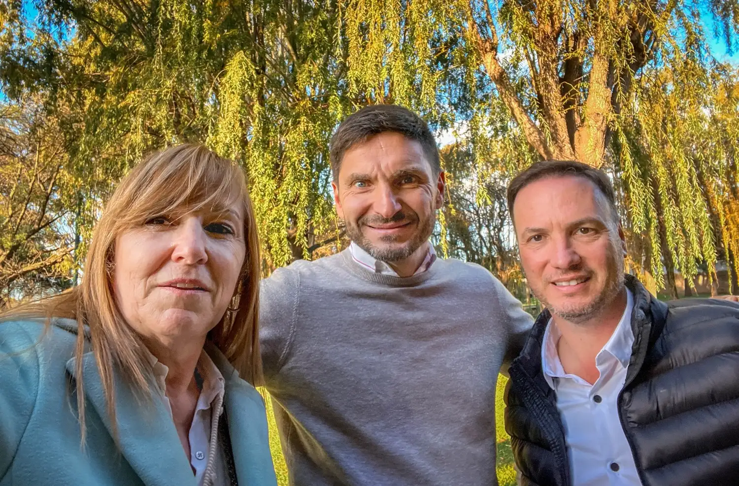 Unidos para cambiar Santa Fe: Pullaro, Enrico, García y Bosco.