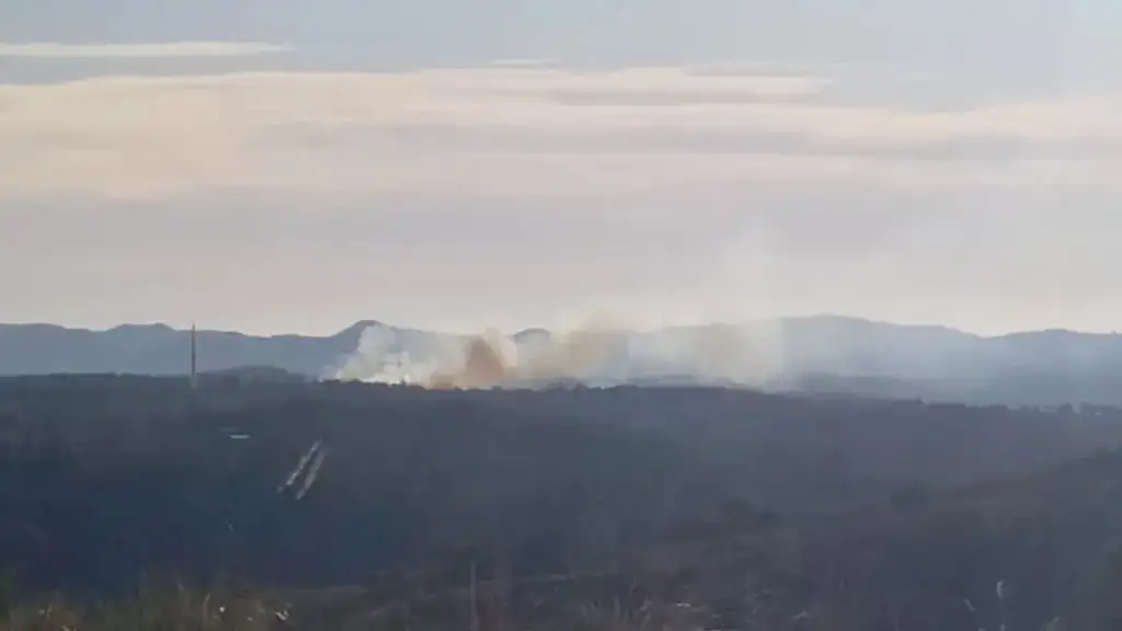 Trabajan en los focos de incendios numerosas dotaciones de bomberos