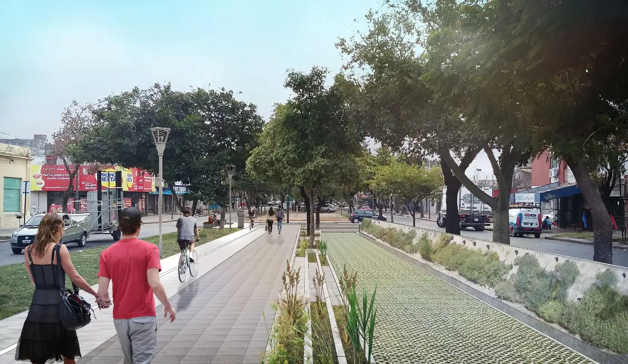 Corral presentó el proyecto de modernización de Avenida Freyre