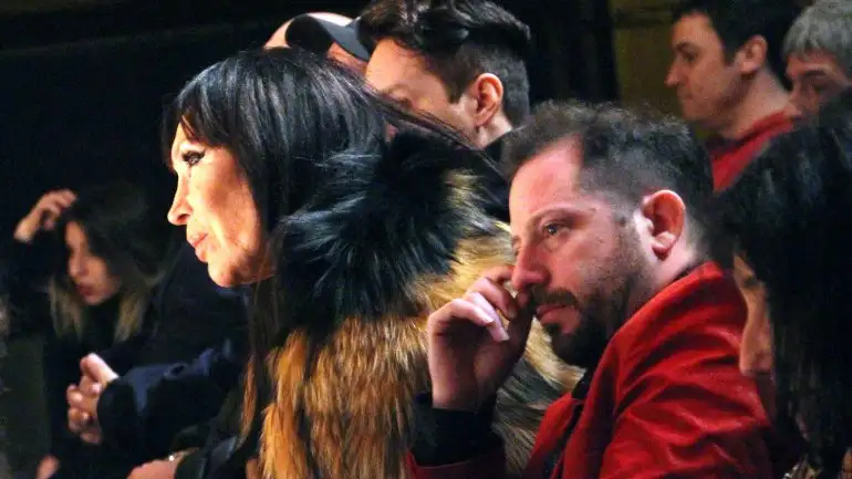 Moria Casán y José Ottavis fueron a ver la obra de Sofía Gala