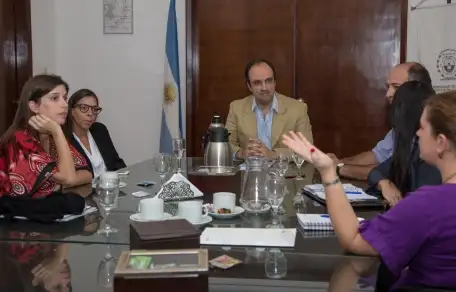 El intendente recibió a funcionarias de Desarrollo Social de la Nación