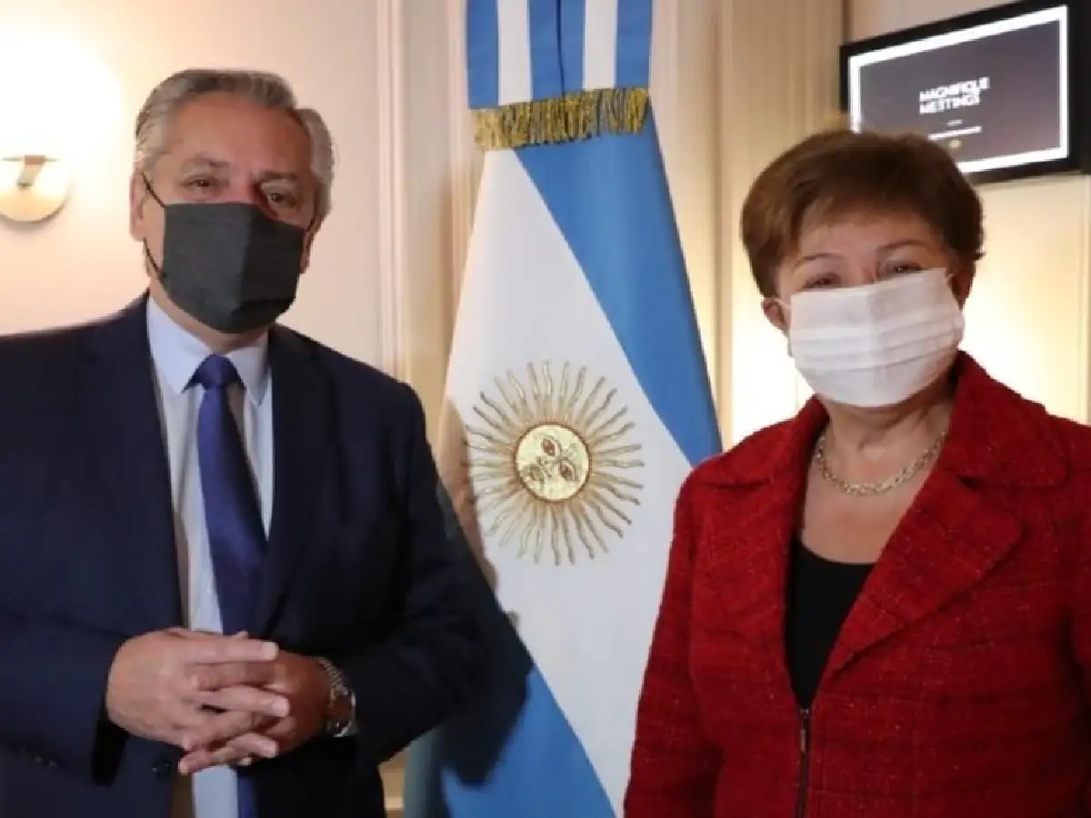 Fernández y Georgieva se reunieron  por la deuda argentina con el FMI
