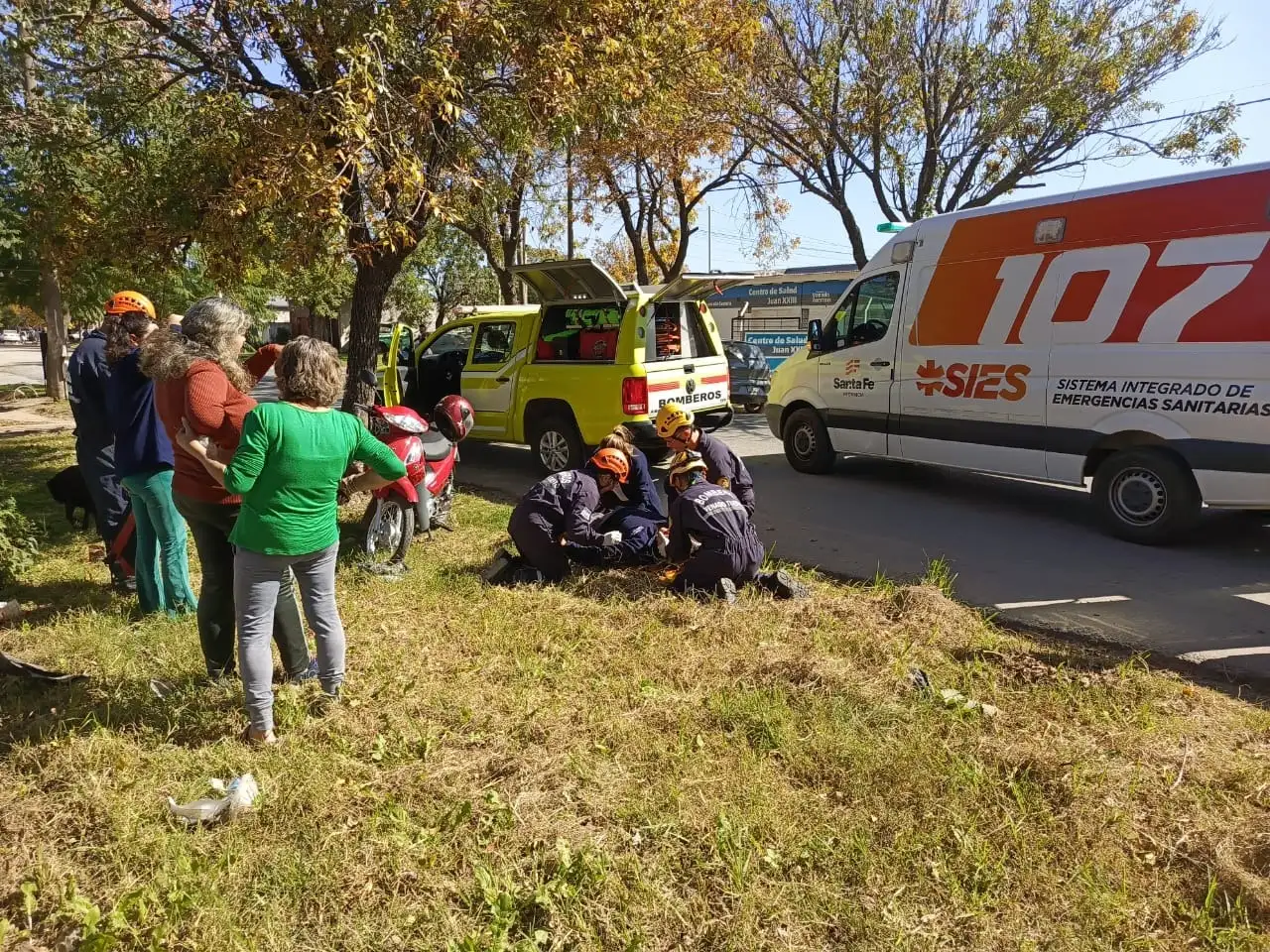 Accidente en Sáenz Peña entre Monteagudo y Paz. Foto: BVVT