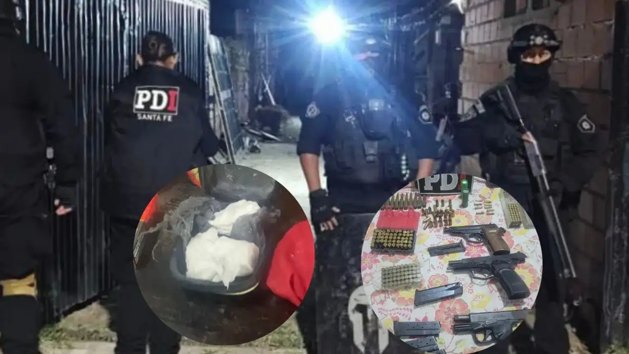 39 detenidos y tres niños utilizados para la venta de drogas en Santa Fe