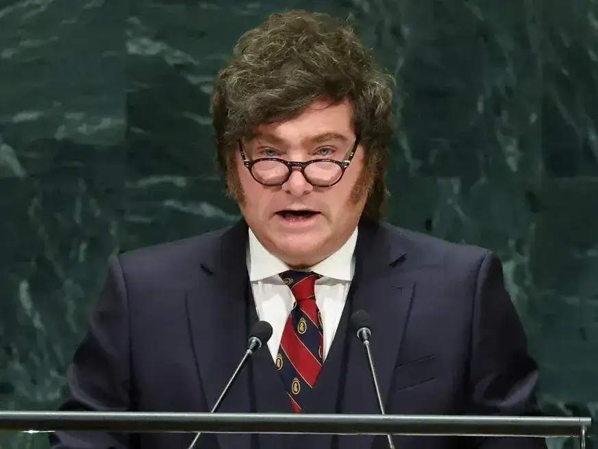 El jefe de Estado argentino ante la Asamblea en la ONU. Reuters.