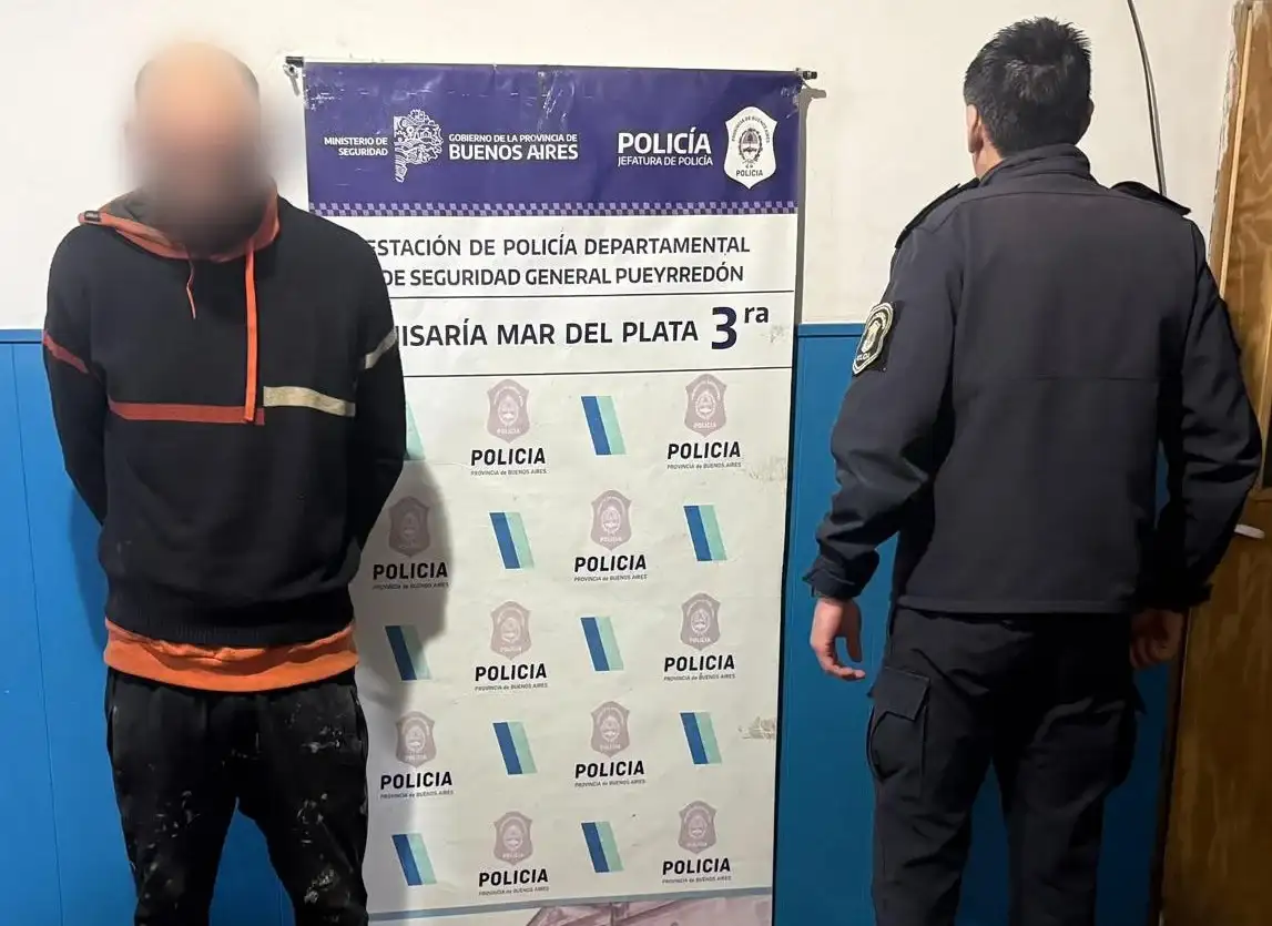 El detenido registra procesos previos por infracción a la Ley 23.737, en 2023, y por amenazas agravadas, en 2025.