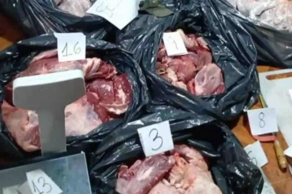 Coronda: incautaron 160 kilos de carne no apta para el consumo