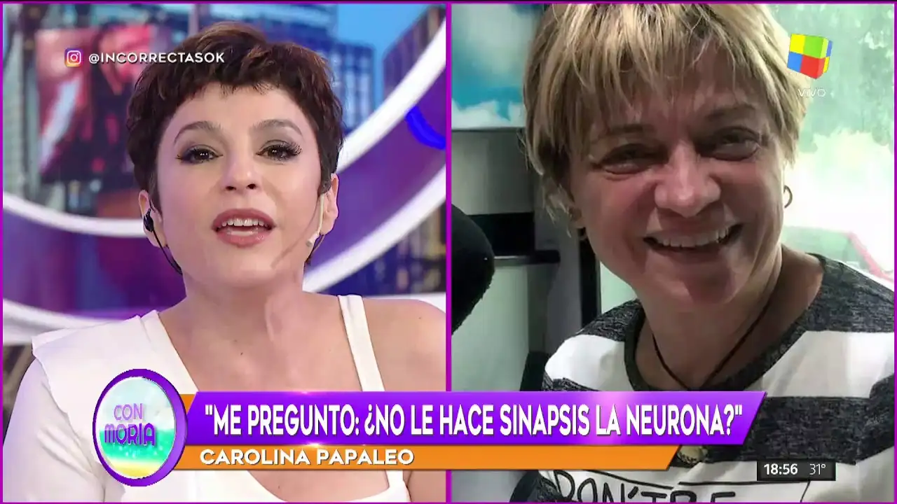 Papaleo le respondió a Marcela Feudale: “Lleva 20 años trabajando de reidora”