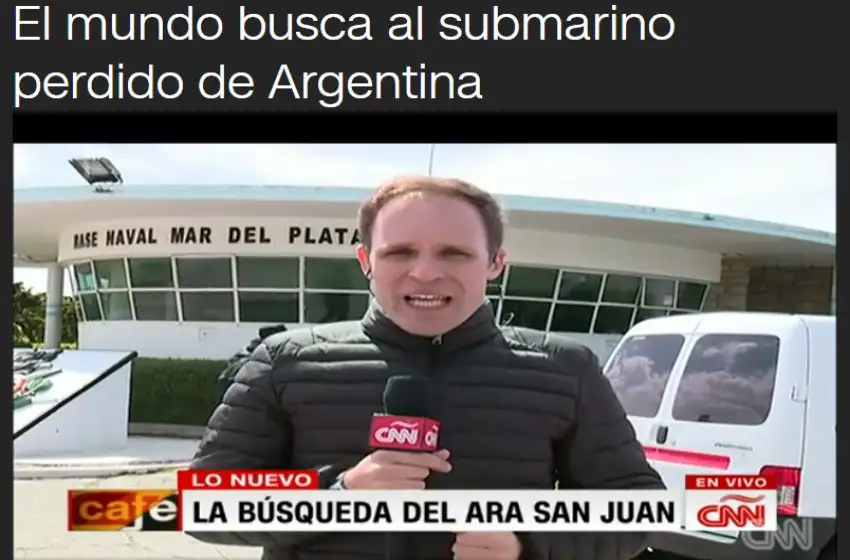 Los medios del mundo siguen de cerca la búsqueda del ARA San Juan