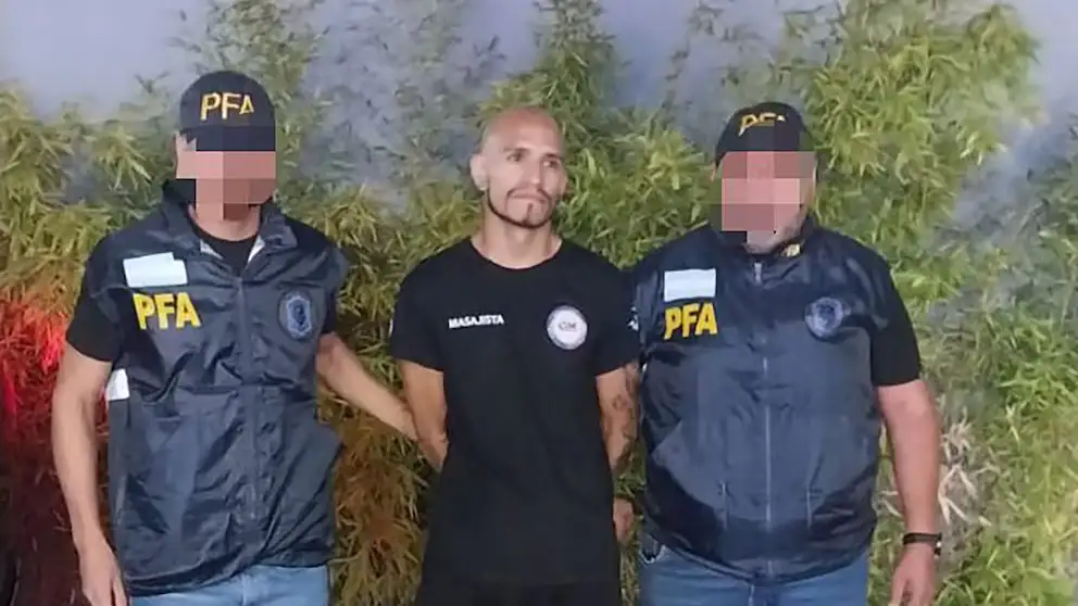 El sospechoso capturado por la PFA