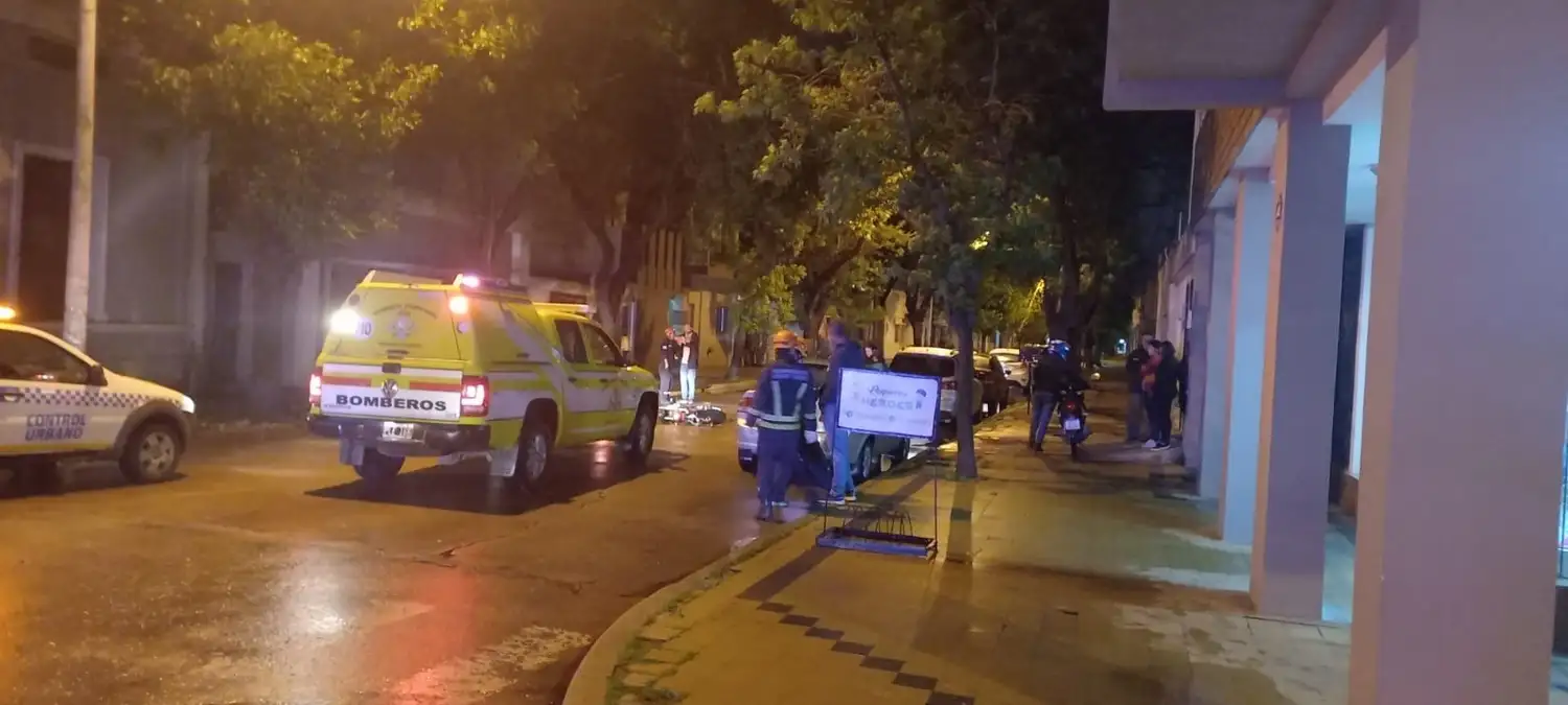 El siniestro fue en 9 de Julio y Castelli. Crédito: Bomberos Voluntarios